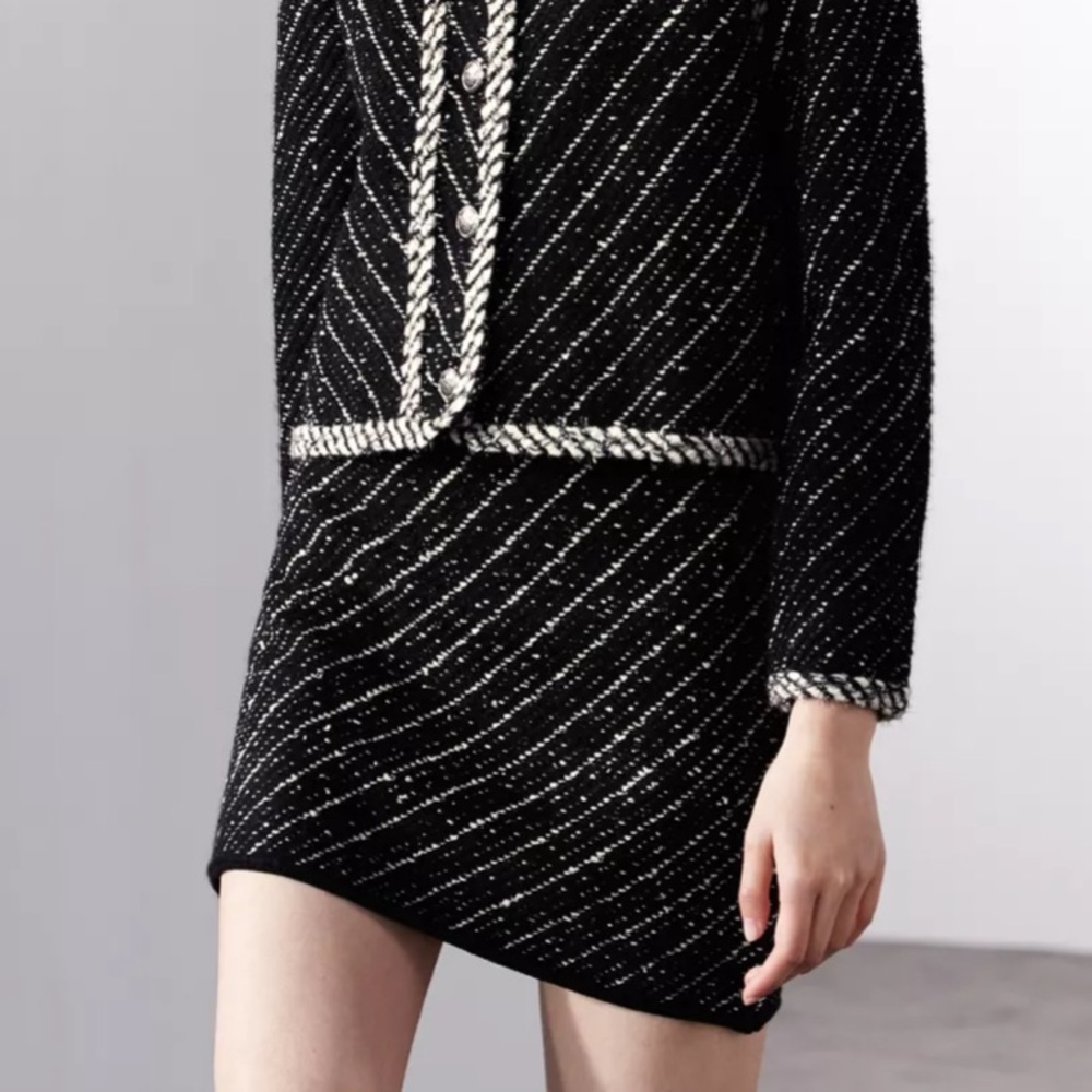 BNWT ZARA LIMITED EDITION CONTRASTING SKIRT